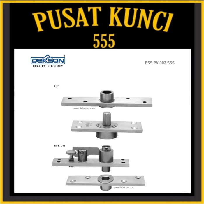 ✅Ready Engsel Pivot Pintu Dekson/Engsel Pivot Pintu Stainless Original Dekson Terbatas