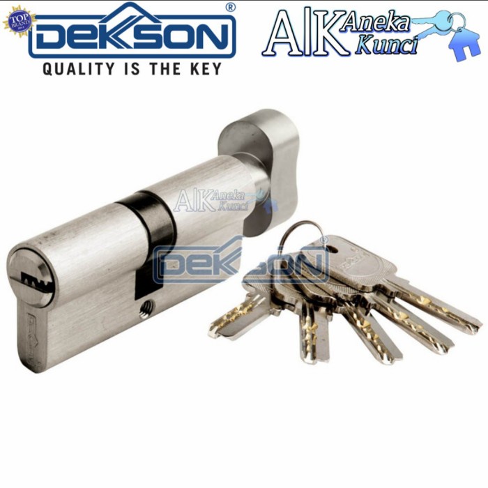✅Sale Cylinder Kunci Knop Dekson/Kunci Pintu Single Dekson/Cylinder Tc60 Berkualitas