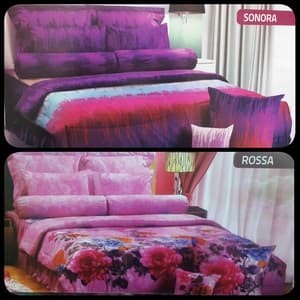✅Termurah Bedcover Nova Linen  Sprei Nova Linen 1 Paket Bisa Gojek