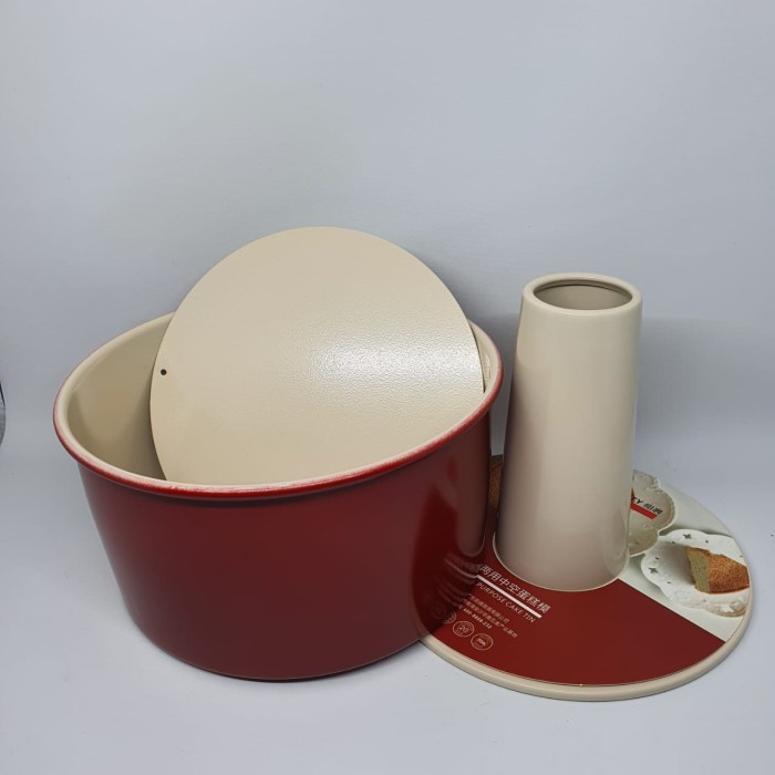 

✨Baru 8 Red Chiffon/Cheesecake Baking Pan /Loyang Bongpas /Loyang Chiffon Diskon