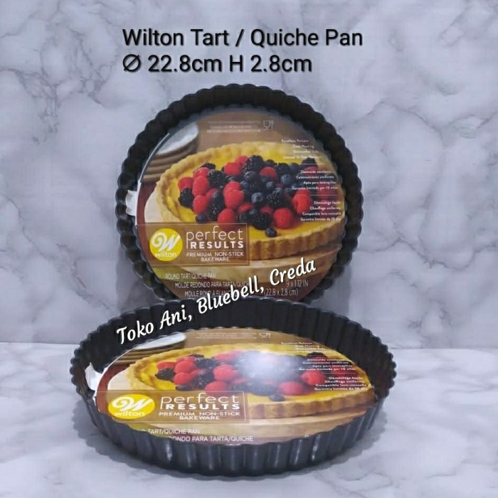 

✨Baru Wilton Round Tart / Quiche Pan 228 Cm X 28 Cm Terbatas