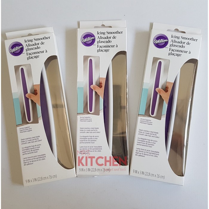 

✅Termurah Wilton Cake Icing Smoother Stainless Original Bisa Gojek