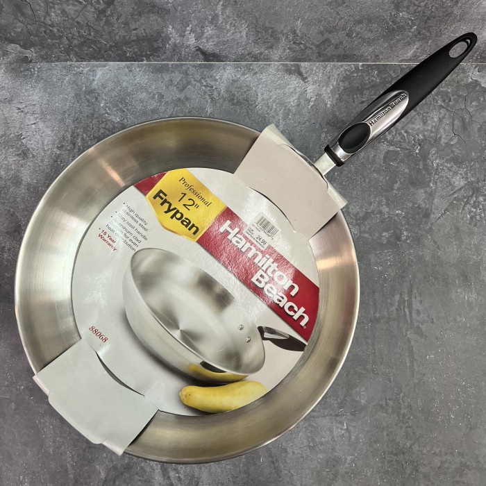 ✨Baru Hamilton Beach 12 Fry Pan - Wajan Penggorengan Stainless Bisa Sameday