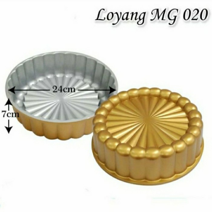 

✅Termurah Loyang Sultan Gold Majesty Pan Mg 020/Cetakan Bolu Marmer/Loyang Kw Bisa Sameday