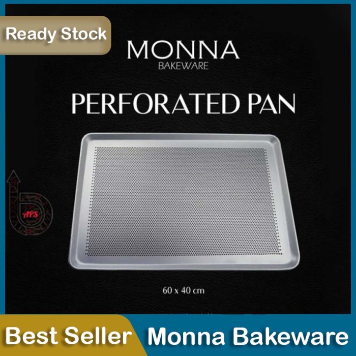 

✅Termurah Monna Bakeware - Perforated Pan Aluminium Baking Sheet Tray Tatakan Bisa Gojek