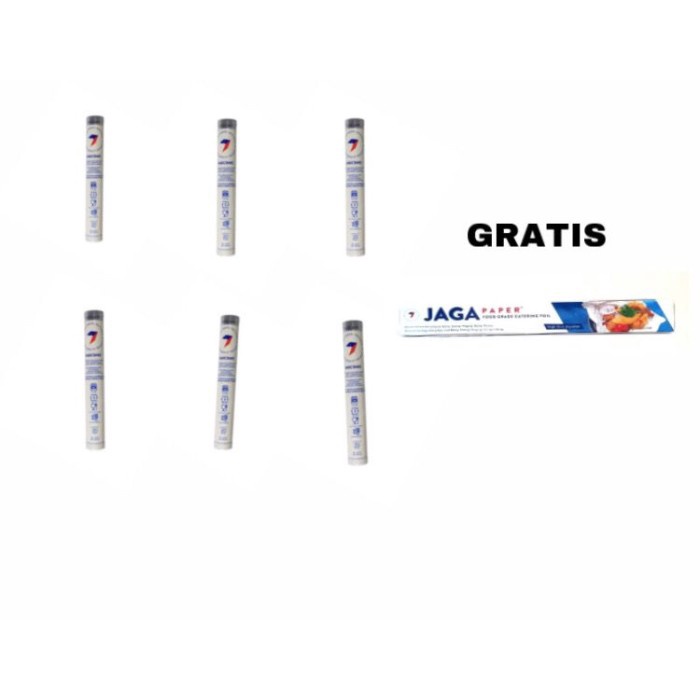 

✅Termurah 6 Tube Baking Paper 30X30 Isi 20 Pcs Free Aluminium Foil Jaga Paper Bisa Sameday