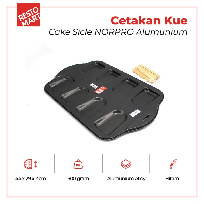 

✅Termurah Cetakan Kue Cake Sicle Norpro Alumunium 2411037 Berkualitas