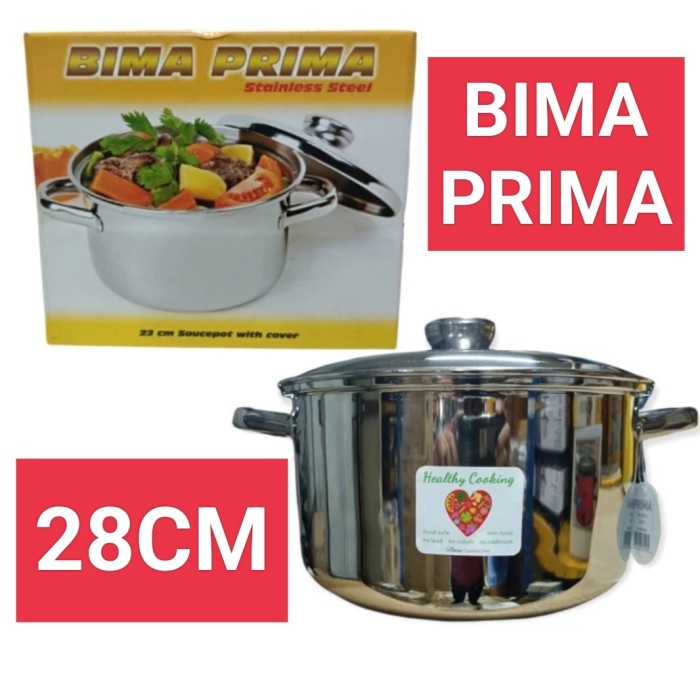 ✨Baru Bima Prima Panci 28Cm Saucepot B2007028 Stainless Terbatas