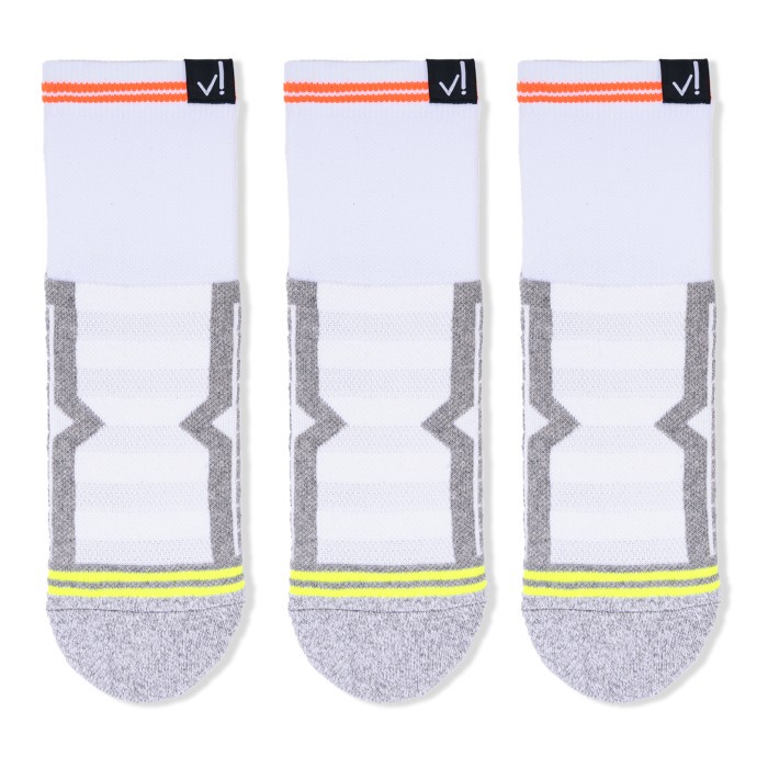 ✨COD Voted Sock  Co Kaos Kaki Olahraga 3 Set Beat White Berkualitas