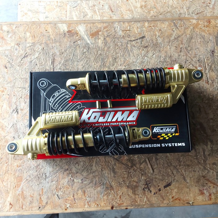 ✨New Shockbreaker Shock Belakang Tabung Kojima Uk 34 340 Mm Hitam Emas Terbatas