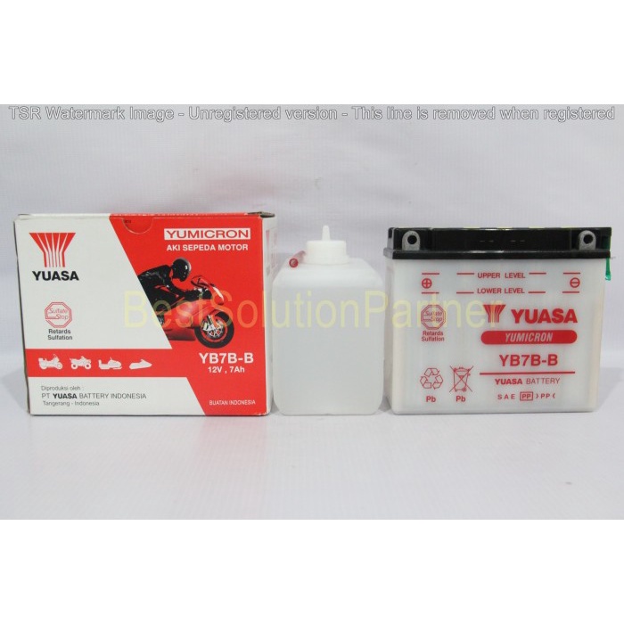 ✨New Aki Basah Motor Tiger Scorpio Nouvo Yuasa Yb7B-B Yuasa Yumicron Diskon