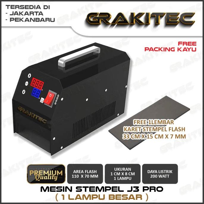 

Mesin Stempel Flash Gkj3Pro 3 Lampu Grakitec