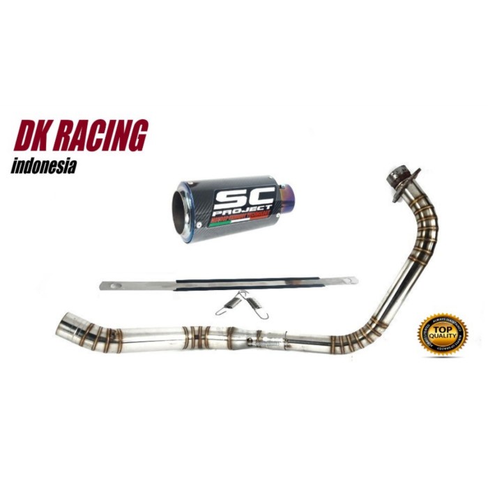 ✨New Ori Knalpot Fulcacing Satria Fu Injection Lama Sc Bulat Carbon 6 Terbaru