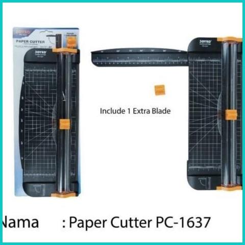 

Paper Cutter A4 Pemotong Kertas Dorong Tarik JOYKO PC-1637 16x37 Cm 2