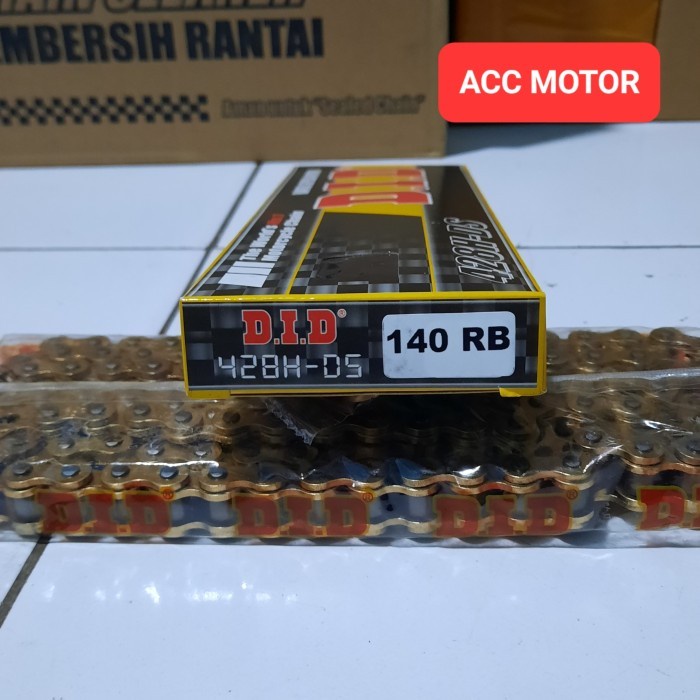 Rantai Rante Motor DID 428 HDS GOLD 140L MT15 WR155 Xabre YZF-R15 best