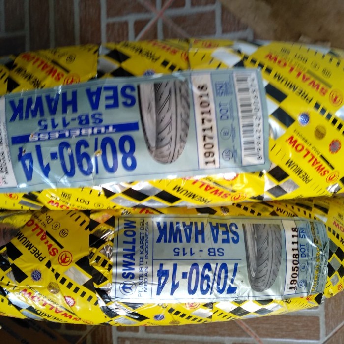 ✨Ori Paket Ban Tubles Swallow Matic All Yamaha Mio DepanBlakangFre Pentil Terbaru