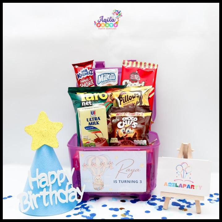 

GRATIS ONGKIR PAKET SNACK ULANG TAHUN ANAK BOX / GOODIE BAG ANAK / HAMPERS !!!!