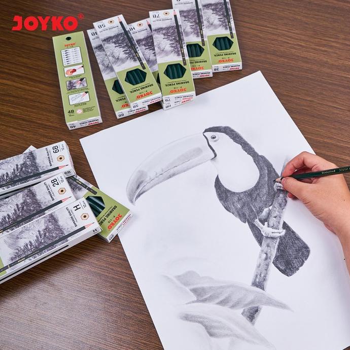 

PROMO Joyko Drawing Pencil P-118-14 Set 14Pcs / Pensil Menggambar Murah Berkualitas TERLARIS