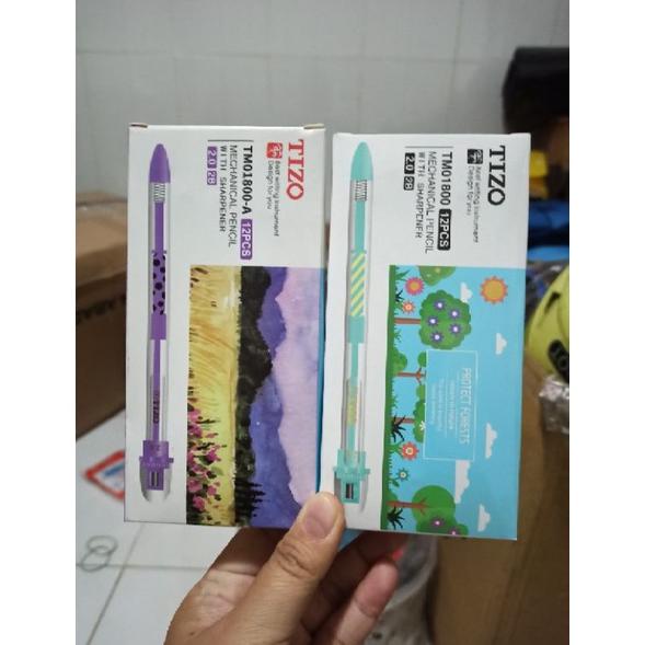 

COD Tizo Pensil mekanik 2.0MM (DAPAT 12 PC)/Tizo Tm01800A // Pensil Tizo 2.0MM MURAH