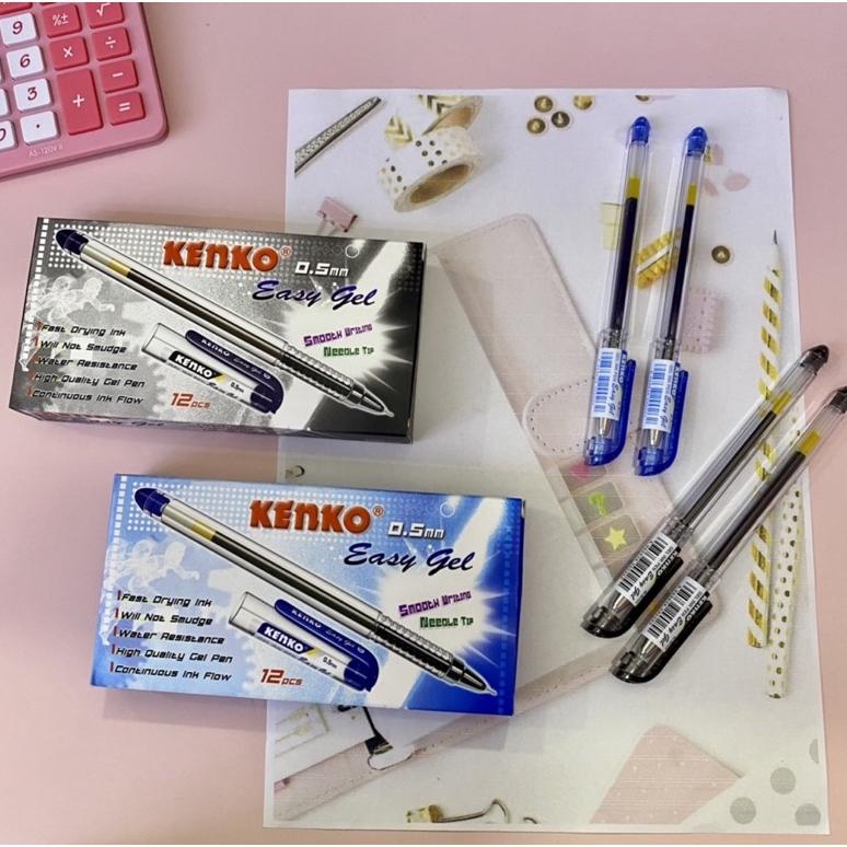 

TERLARIS [12 PCS] PEN KENKO EASY GEL 0.5MM PROMO TERMURAH