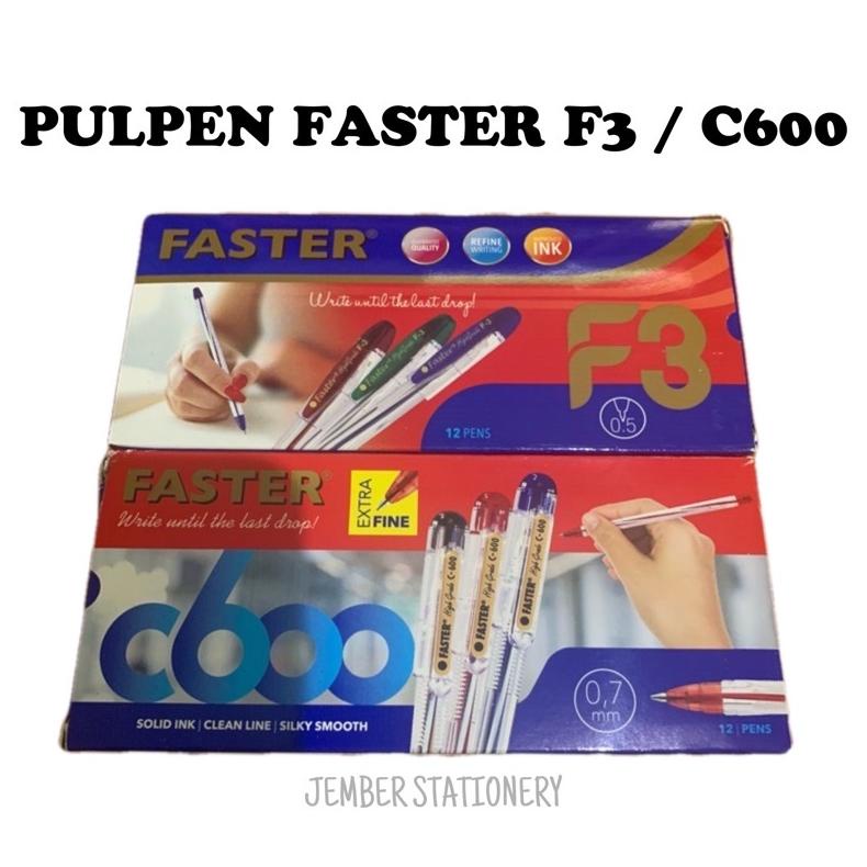 

MURAH (12pcs) Pulpen Faster / Faster F3 / Faster C600 PROMO SPECIAL