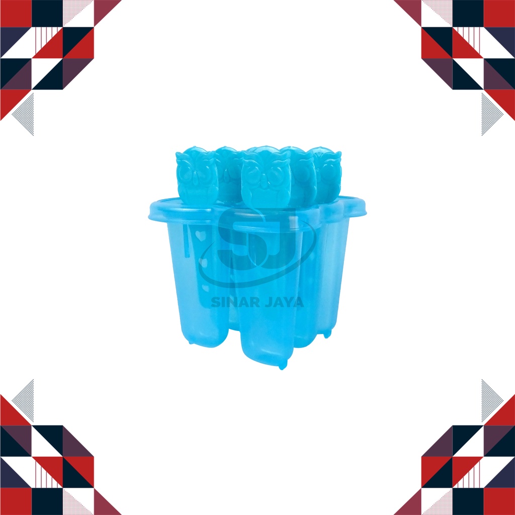 Cetakan Es Loli + Stik Owl Asvita