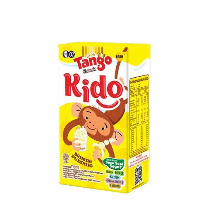 

TANGO KIDS BANANA MILK 115ML /PCS