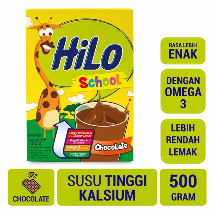 

HILO SCHOOL CHOCOLATE 500G /BOX