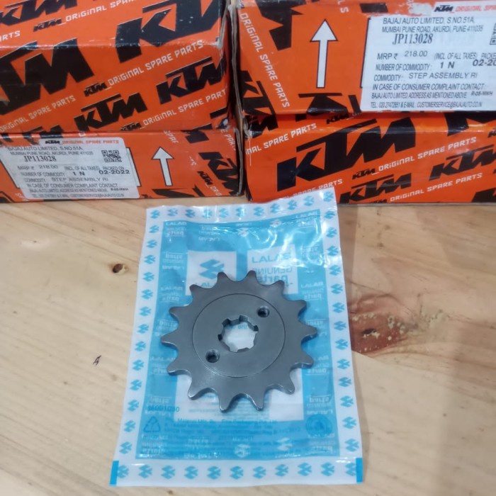 ✨Original Gear Gir Depan Ktm Duke Dan Rc 200 Tipe 14T Limited