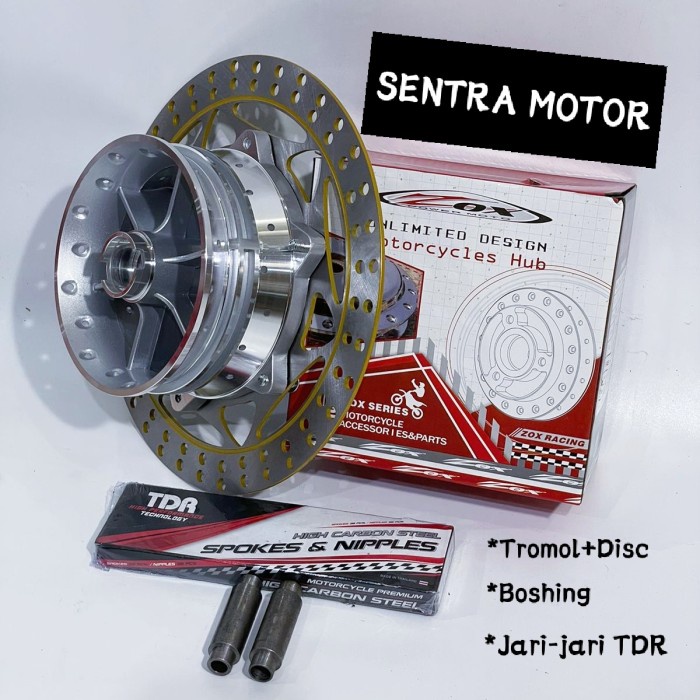 ✨Original Tromol Depan Ninja R Plus Piringan Dan Jari-Jari - Tromol Depan Ninja Berkualitas