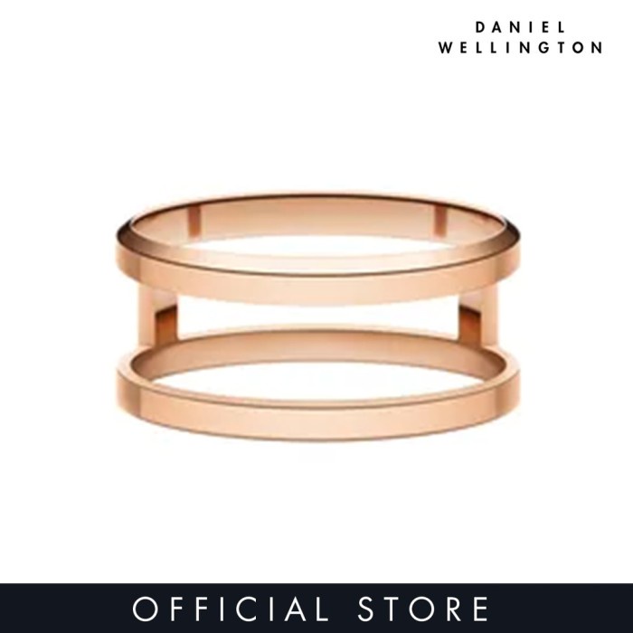 ✨Termurah Daniel Wellington Elan Dual Ring Rg 54 - Dw00400115 Bisa Gojek