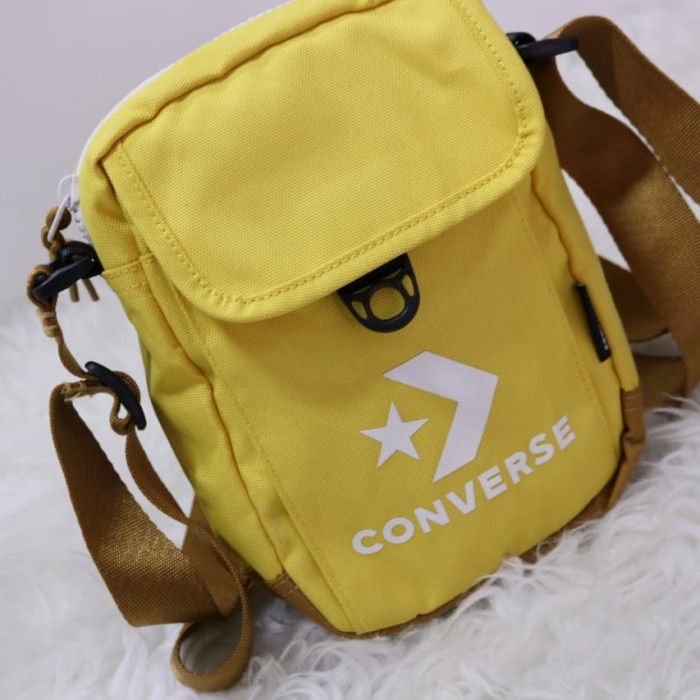✨Ready Tas Selempang Pria Body Bag Converse Yellow Original Terbatas