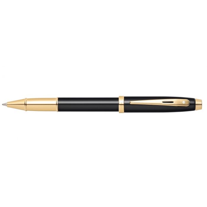

✨Sale Sheaffer 100 Glossy Black With Gold-Tone Rollerball Pen Bisa Sameday