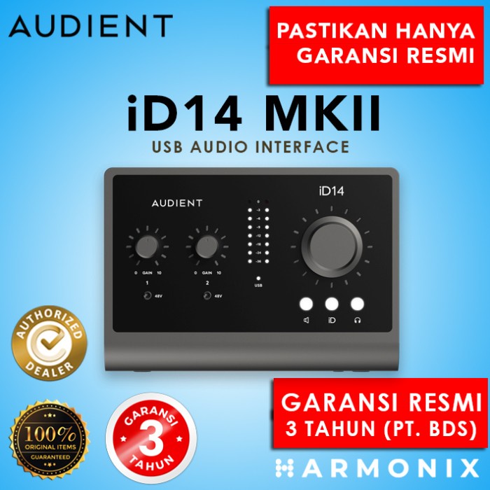 ✨Sale Audient Id14 Usb Audio Interface Berkualitas