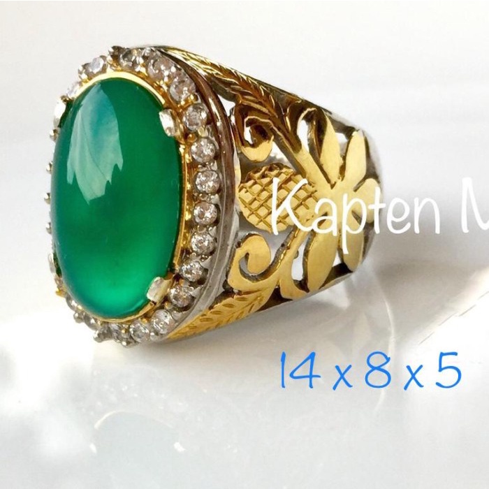 ✨Termurah Promo Cincin Bacan Gulau Green Ijo Botol Hq Limited