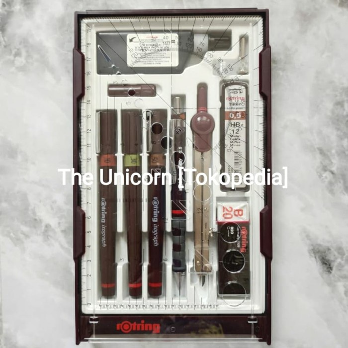 

✨Sale Rotring Isograph Set/ College Set 0.1/0.3/0.5 Mm Limited