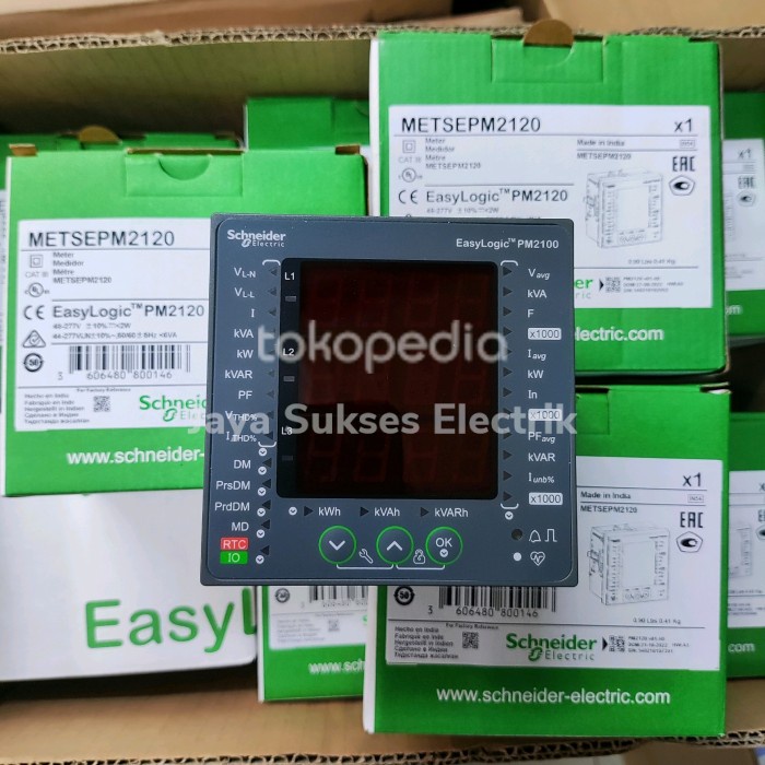 ✨Original Power Meter Digital Led Metsepm2120 Schneider Pm2120/Pm2100 Bisa Gojek