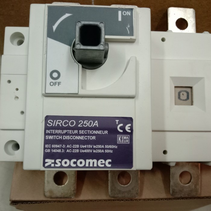 ✨Original Lbs 250A Socomec Terbatas