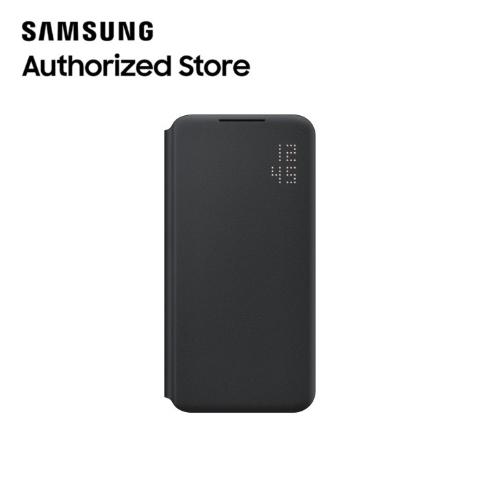 ✨New Ori Samsung Case S22 Flip Cover Led View - Black Limited