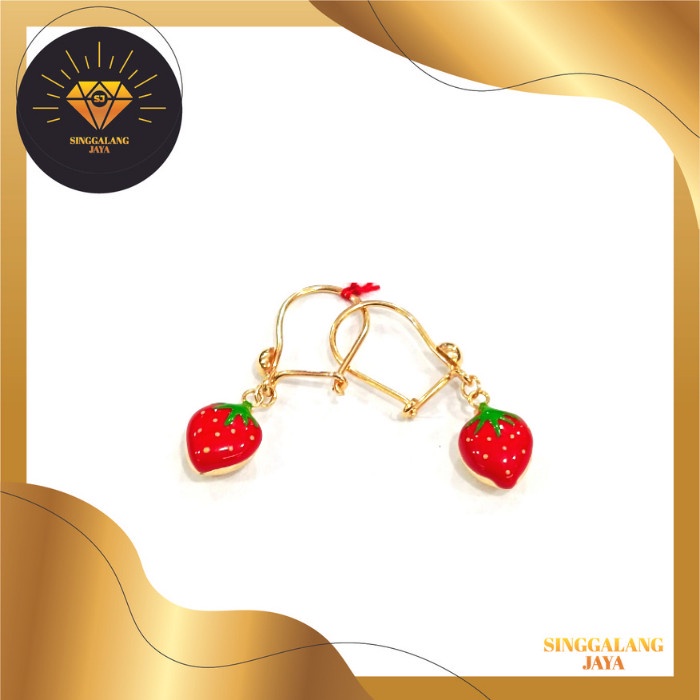 ✨Ori Anting Emas - Anting Anak Emas 375 Model Fashion Diskon