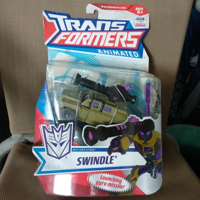 ✨New Ori Transformers Animated Swindle Original Hasbro Berkualitas