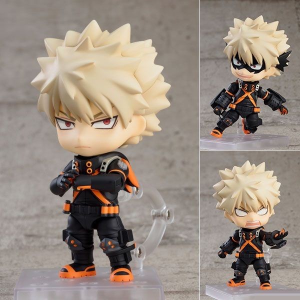 ✨New Ori My Hero Academia Nendoroid Katsuki Bakugo Stealth Suit Ver. Diskon