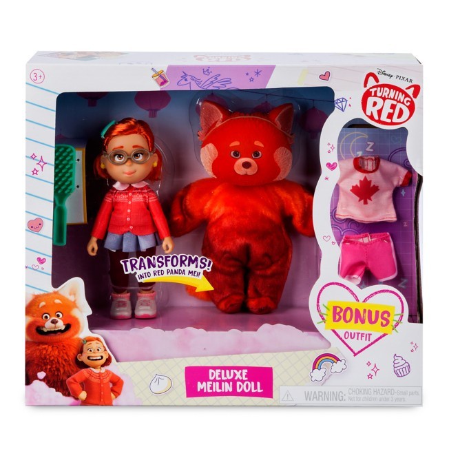 ✨New Ori Boneka Figure Meilin Deluxe Doll Disney Pixar Turning Red Diskon