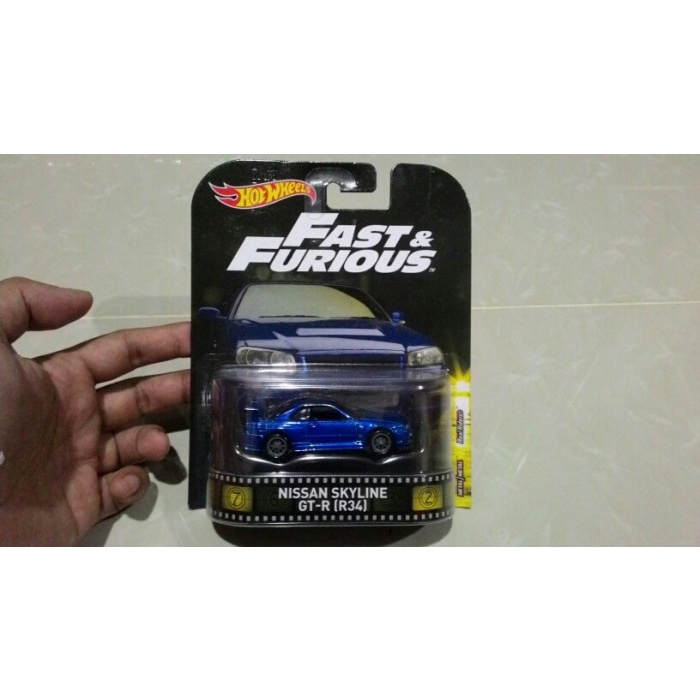 ✨New Hotwheels Nissan Skyline Retro Gtr R34 Berkualitas