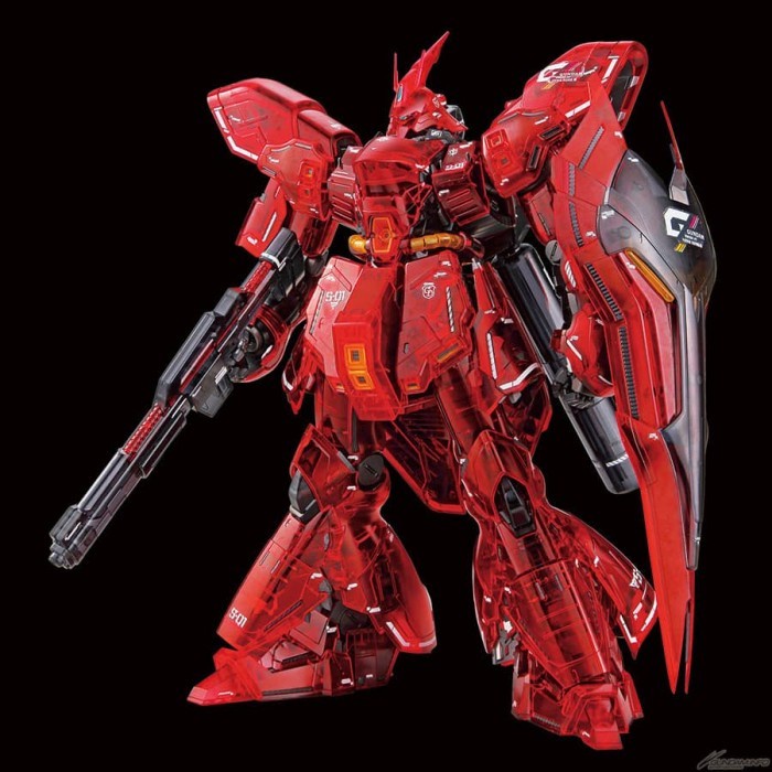 ✨New Ready - D4B4N Mg 1/100 Sazabi Ver.Ka Clear Red Terbaru