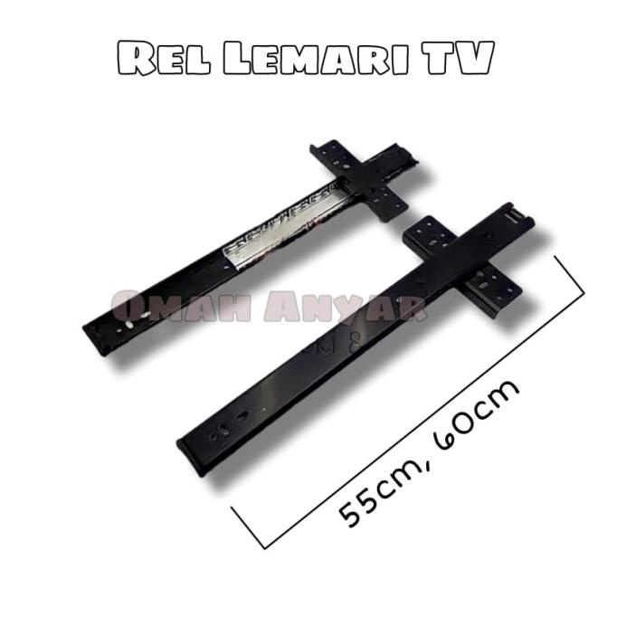 FX823 Rel Lemari TV Pocket Door Salib Huben BS 34