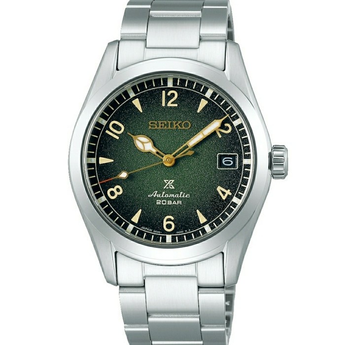 ✅Termurah Seiko Prospex Alpinist Spb155J1 Green Dial All Stainless Steel Spb155 Bisa Gojek