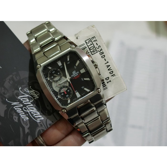 ✅Ready Jam Tangan Casio Edifice Ef-538D-1Avdf Original Ef-538D Chronograph Diskon