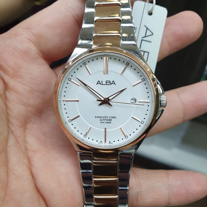 ✅Ori Jam Tangan Pria Alba As9B38X1 As9B38 Sapphire Crystal Original Murah Bisa Gojek