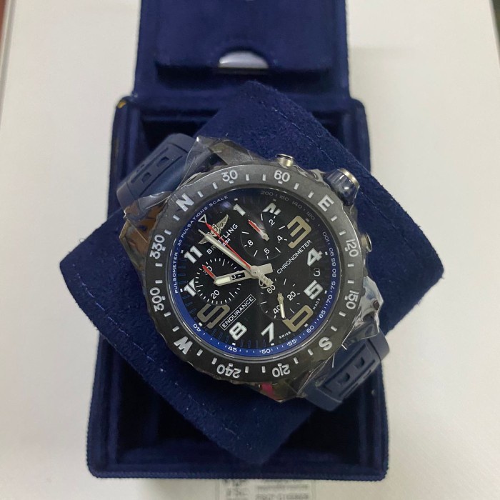 ✅Ori Breitling Endurance Blue New 2022 Fullset Box  Paper Terbaru